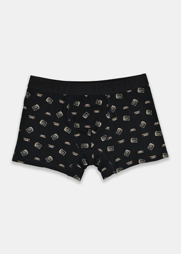 Bokserki męskie BB006 Noviti czarny whisky