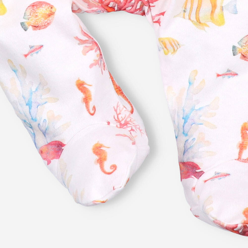 Półśpiochy z bawełny organicznej Ocean Nini 