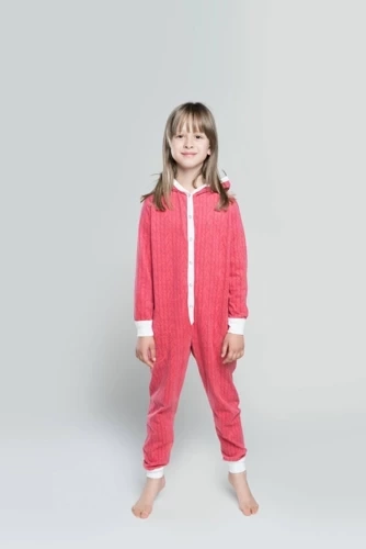 Kombinezon dla dziewczynki Oslo Italian Fashion - malinowy