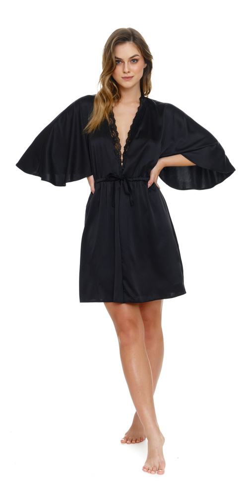 Szlafrok damski 5102 Doctor Nap - black