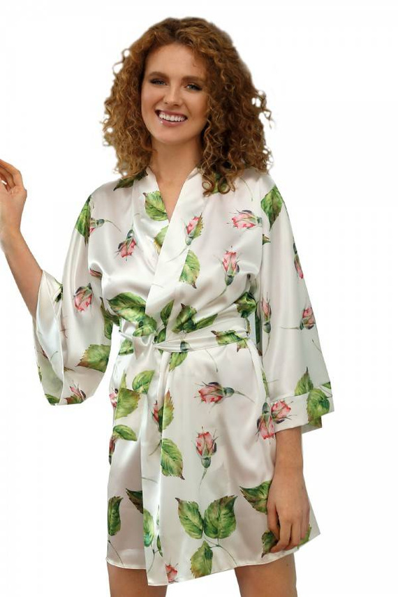 Podomka damska Flowers DKaren DK-P-biały 007