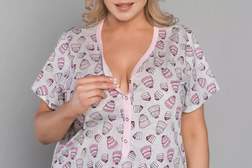 Koszula damska i do karmienia Dolce Italian Fashion - druk 