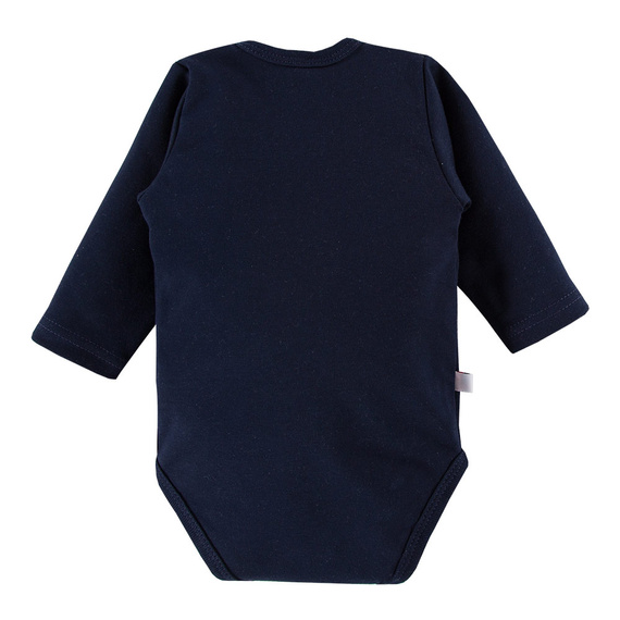 Body niemowlęce 3-pak Good Day Eevi - granatowy/zielony/beżowy