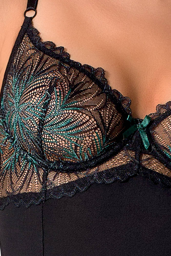 Gorset damski Floris Corset Passion czarny