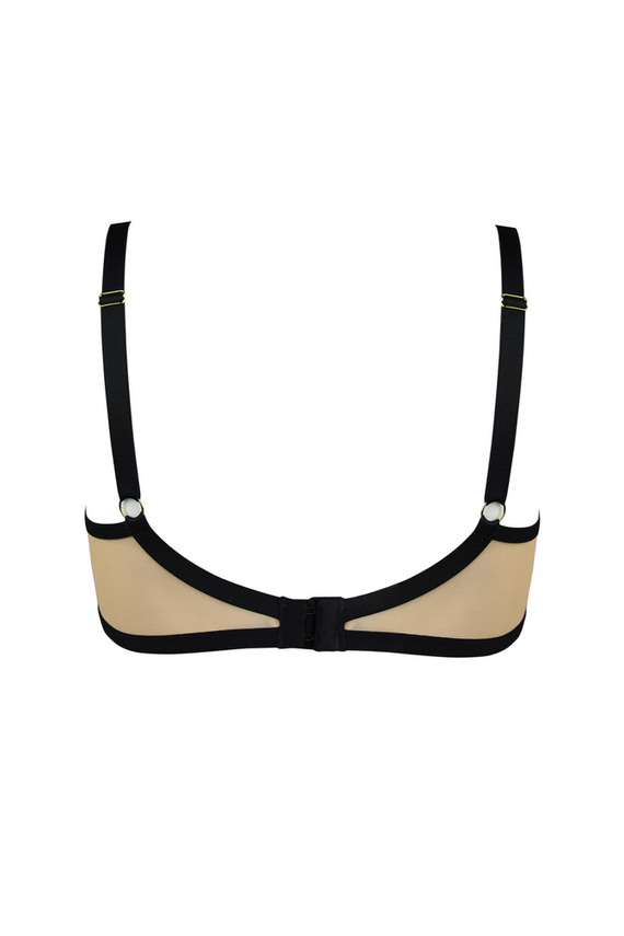 Biustonosz balconette 19221 Cabarette II Mediolano czarno-czerwony