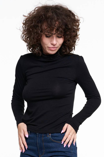 Bluzka damska golf BD1900-020 Moraj - czarny