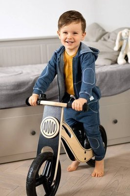 Bluza dresowa z kapturem UNIQUE Ewa Klucze- granat