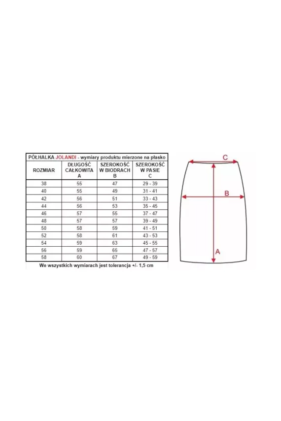 Półhalka damska 86557Jolandi Mewa czarny