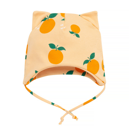 Czapka wiązana  Fruit & Sun Pinokio - pomarańczowy