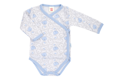 Body dzidziuś z długim rękawem "Blue Bears" Makoma