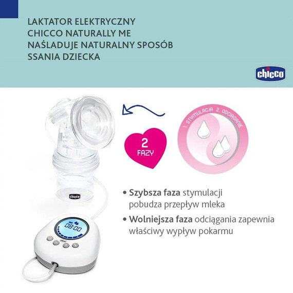 Laktator elektryczny Naturally Me Chicco