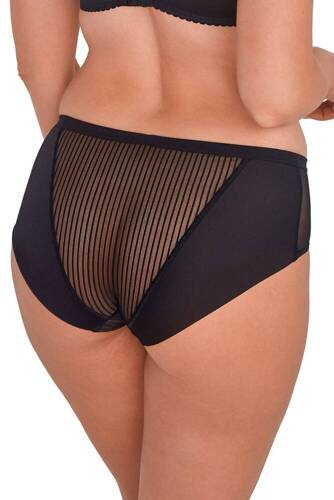 Figi damskie GFP 1211 Kim Gaia czarny beżowy