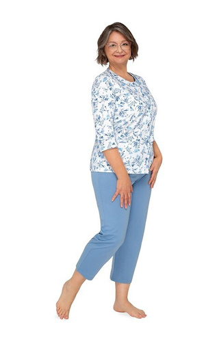 Piżama damska 201 Maria II Martel ciemny niebieski 29