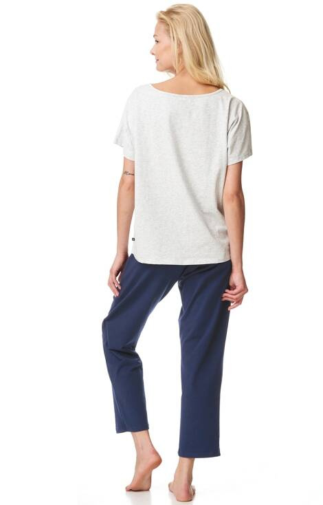 Piżama Damska LNS 338 Key- szara