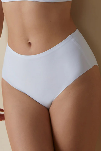Figi Selene Maxi Braga 503 białe   – bezszwowe z wysokim stanem, wygodne i dopasowane