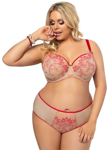 K 466 Morning Glory Figi damskie brazyliany GORSENIA  -beżowy