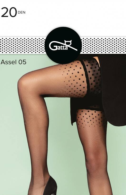 Pończochy Assel wz. 05 Gatta - nero