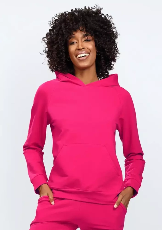 Bluza dresowa Seattle  Dkaren - malina