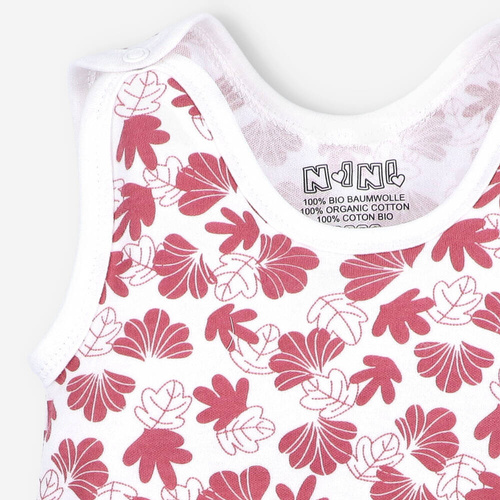 Śpiochy z bawełny organicznej Wesoła Panda Nini druk 