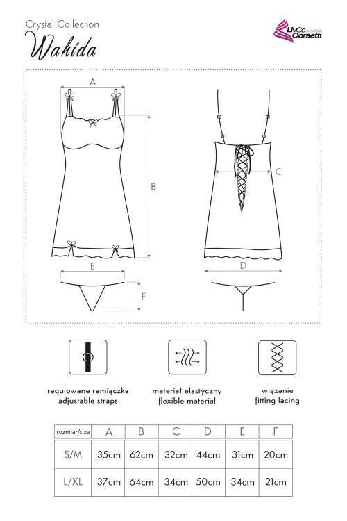 Komplet dwuczęściowy Wahida LC 90189 LivCo Corsetti Fashion