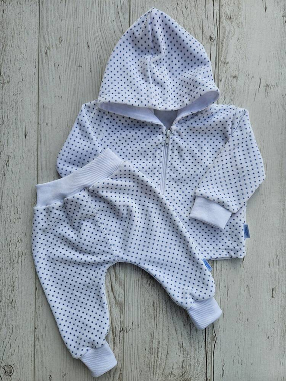 Dres welurowy "Blue Stars" Makoma niebieski