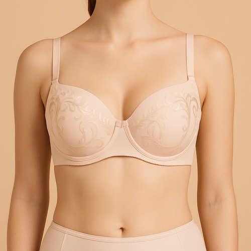 Vena VB-474 – cielisty biustonosz full cup z fiszbinami nude