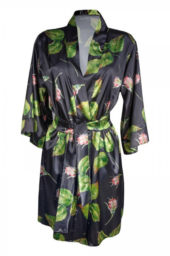 Podomka damska Flowers DKaren DK-P-czarny 008