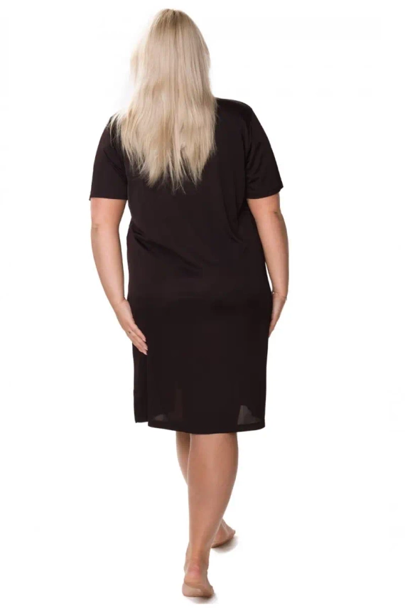 Koszula nocna damska Sporti Mewa czekoladowy