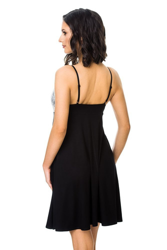 Koszula nocna Pearl 05053  Mediolano - czarny 