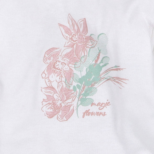 Body kopertowe z bawełny organicznej Magic Flowers Nini 