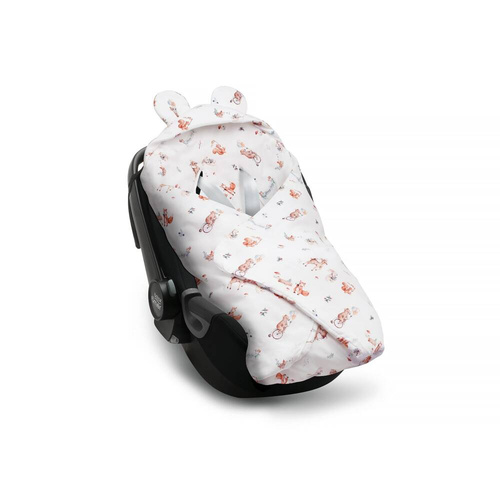 Kocyk bambusowy do fotelika samochodowego Forest Friends Yosoy