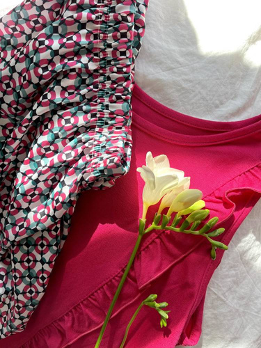 Piżama Damska 652 Sanchi Forex - amarant 