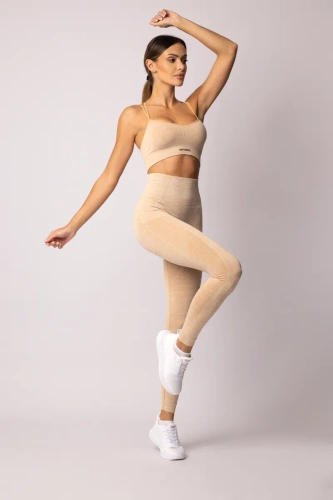 Legginsy damskie Melange Spaio iced coffee