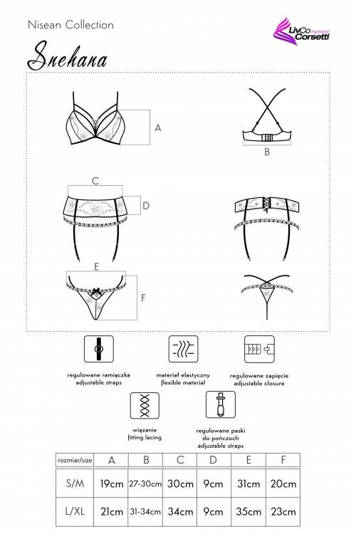 Komplet damski Snehana LC 90443 LivCo Corsetti Fashion