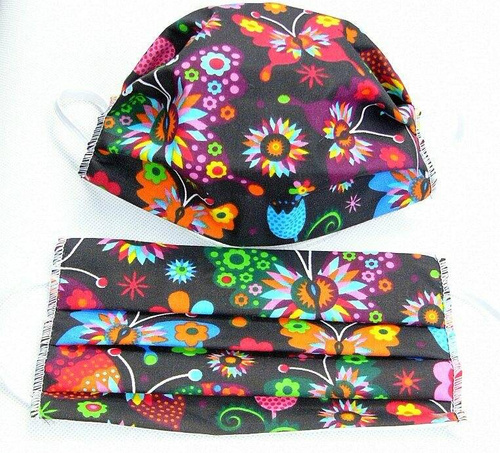 Maseczka maska ochronna na twarz Karo - szare koty 