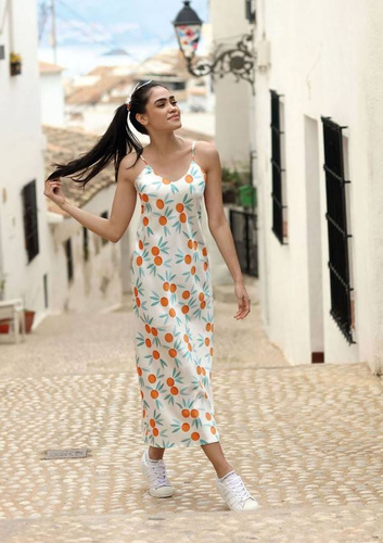 Długa halka satynowa DKaren - DK-HI 19 