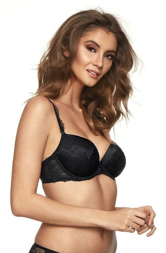 PU 589 DOLLY Biustonosz push-up Kinga czarny