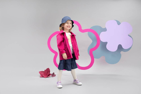 Kapelusz dziewczęcy Romantic Pinokio - jeans