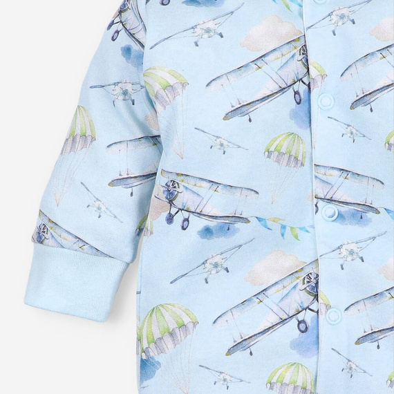 Pajacyk chłopięcy Samoloty Nini druk