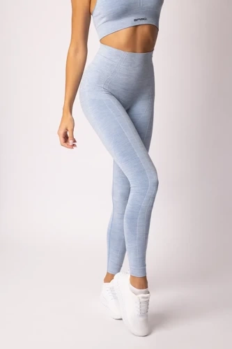 Legginsy damskie Melange Spaio linchen blue
