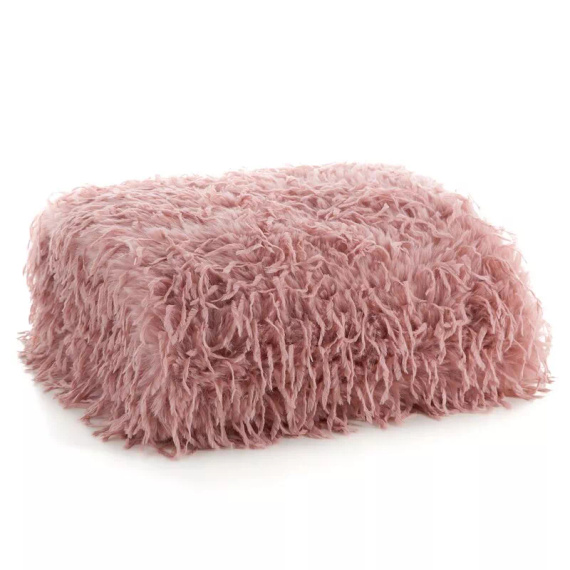 Koc narzuta włochacz Adore futrzak Eurofirany pudrowy