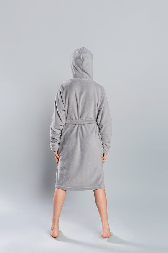 Szlafrok chłopięcy Mimas Italian Fashion- grafit