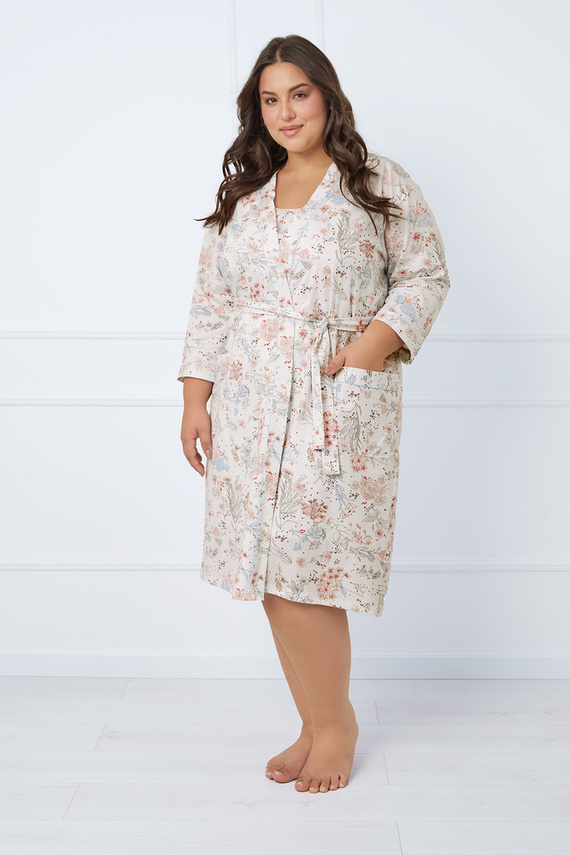 Szlafrok damski Solita Italian Fashion - druk