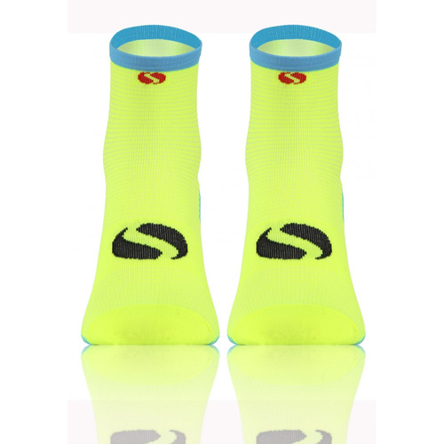 SKB01 Sport Socks Skarpety sportowe uniwersalne Sesto Senso neonowy żółty