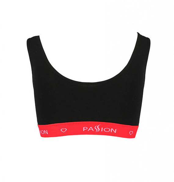 Biustonosz miękki PS003 Passion czarny