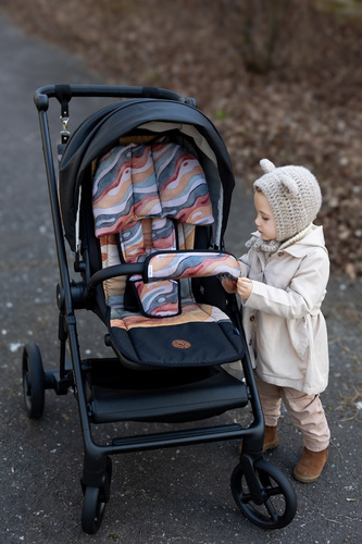 Wkładka do wózka Memory Uni Rainbow Mountain Makaszka