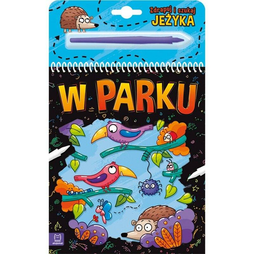 Książeczka zdrapuj szukaj jeżyka z rysikiem Aksjomat