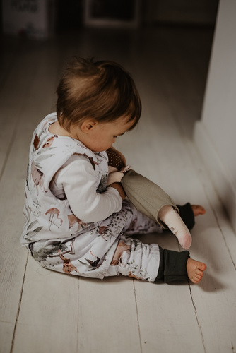 Sawanna Śpiworek do spania z nogawkami Makaszka