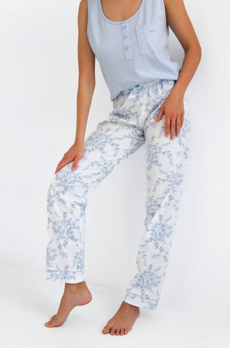 Piżama damska Arely Sensis - błękitny