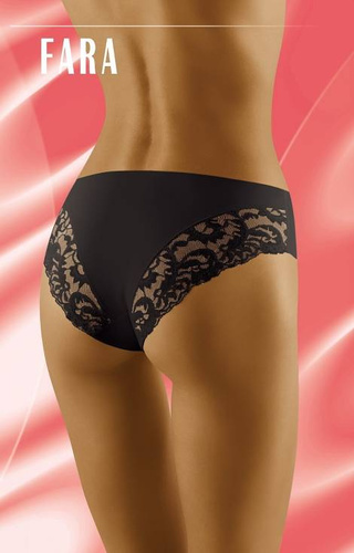 Figi damskie Fara Wol-Bar - czarny